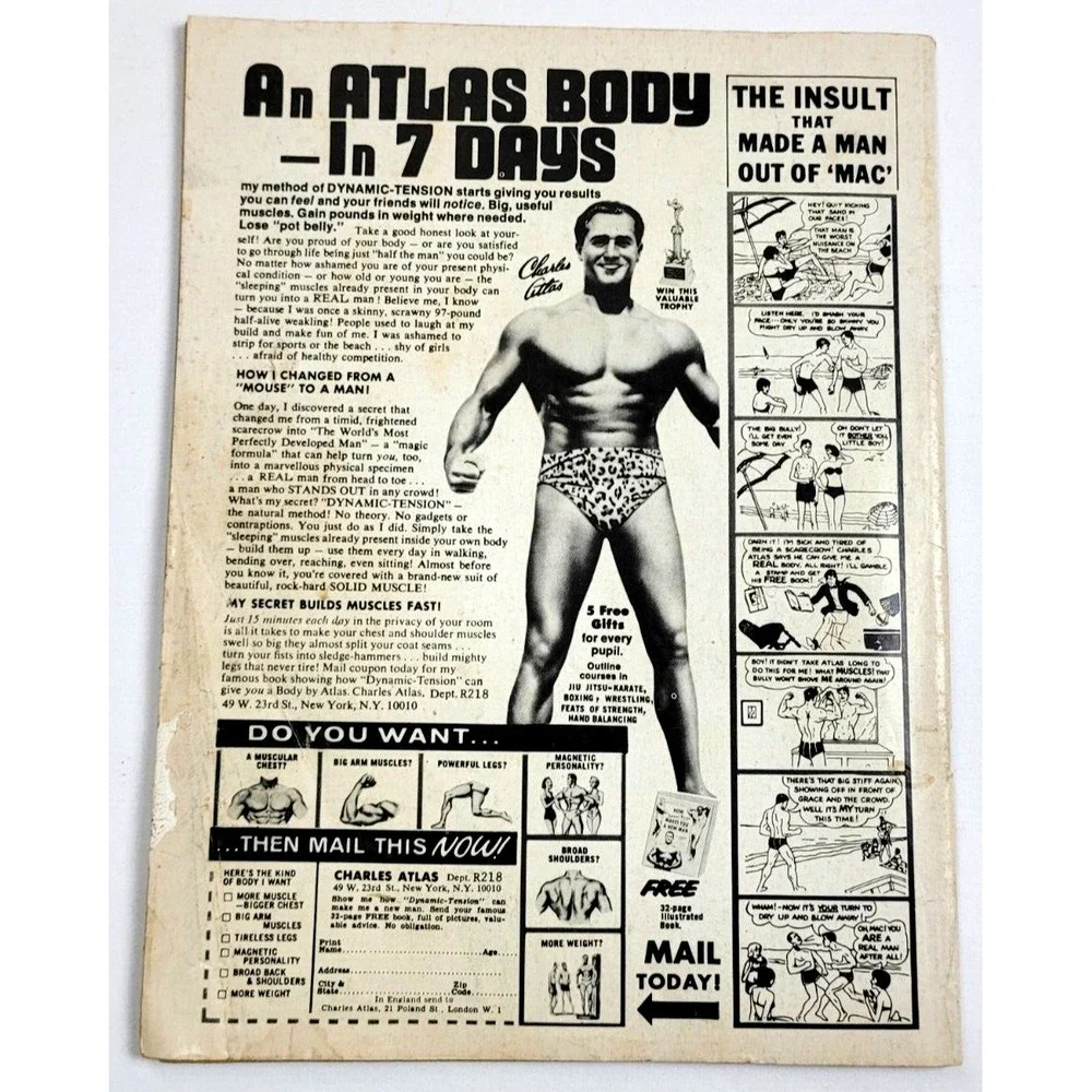 INSIDE WRESTLING - APRIL 1976 - RIC FLAIR / BUGSY MCGRAW /‎ MILS MASCARAS